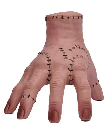 Ciao Mano The Thing Original Wednesday Addams Accessorio Travestimento Vinile