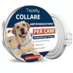 Collare Antiparassitario per Cani - Elimina Pulci e Zecche, Impermeabile, Naturale