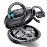 Conyat Auricolari Open Ear Bluetooth 5.4 con Ganci Rotanti, Impermeabili IPX7