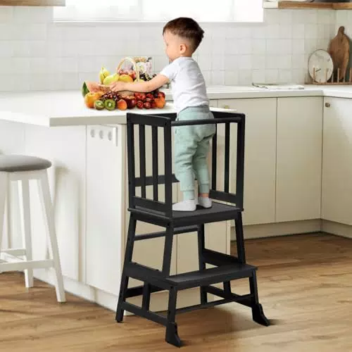 COSYLAND Torre Montessoriana per Bambini, Torretta Sicura e Multifunzionale