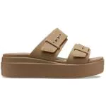 Crocs Brooklyn Buckle Low Wedge - Sandali Eleganti da Donna
