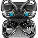 Cuffie Bluetooth Sport HiFi Wireless con Cancellazione Rumore, Ricarica Rapida USB-C