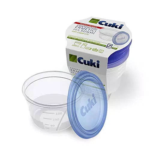 Cuki Contenitori ermetici per salse trasparenti - Qualità e praticità assicurate