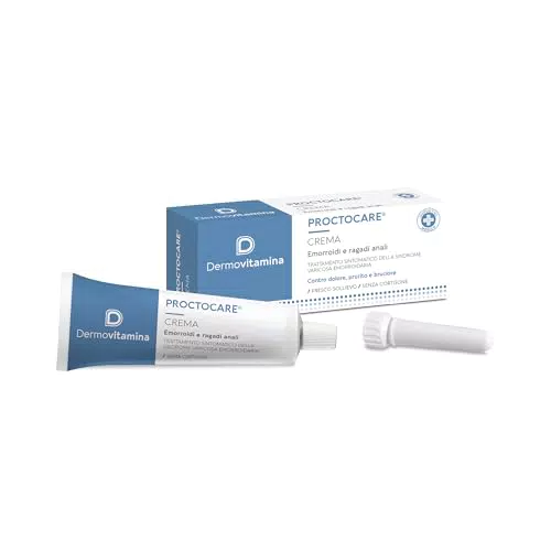 Dermovitamina Proctocare Crema - Crema Proctologica Lenitiva e Protettiva per il Benessere Anale - Allevia Prurito