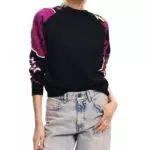 Desigual Maglione da Donna Flat Knit Thin Gauge Felpa