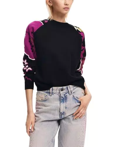 Desigual Maglione da Donna Flat Knit Thin Gauge Felpa