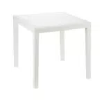 Dmora Tavolo da Esterno Agrigento Quadrato Fisso in Rattan 100% Made in Italy
