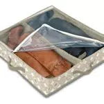 DOMO PAK LIVING Ella Beige Custodia per Stivali a 2 Scomparti