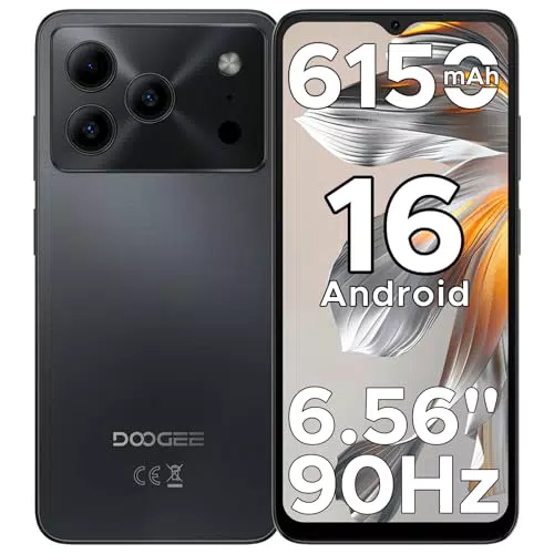 DOOGEE Note 56 Smartphone Android 4G 24GB 6150mAh Display 6.56" 90Hz Dual SIM