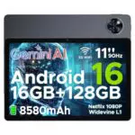 DOOGEE U11 Tablet Android 11 - 16GB RAM, 128GB ROM, Octa-core T7200, 90Hz, 13MP