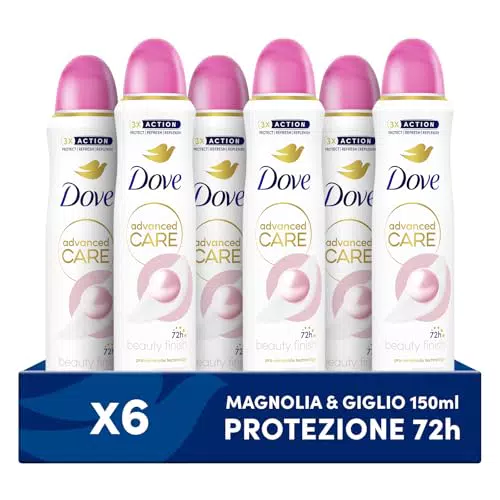Dove Deodorante Spray Advanced Care Beauty Finish Idratante Senza Alcol