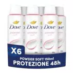 Dove Deodorante Spray Classic Care Powder Antitraspirante, 48 Ore di Protezione
