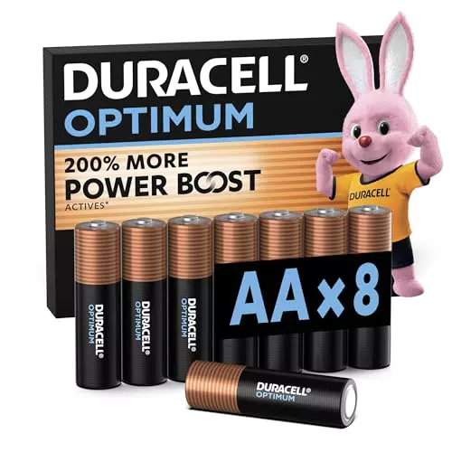 Duracell Optimum AA Batterie Alcaline Power Boost 1,5V Riciclabili MX1500