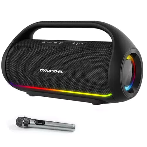 DYNASONIC S90 - Altoparlante Bluetooth Portatile Impermeabile IPX5 per Esterni
