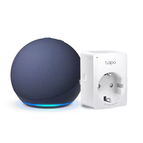 Amazon Echo Dot 5ª generazione e TP-Link Tapo, Kit Base Casa Intelligente