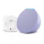 Echo Pop - Presa Intelligente WiZ Compatibile con Alexa per Casa Intelligente