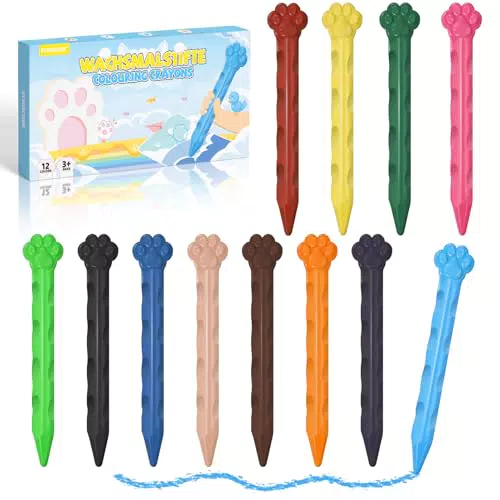 ECHOCUBE pastelli colorati lavabili e non tossici per bambini, arte e artigianato