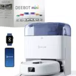 ECOVACS DEEBOT MINI Robot Aspirapolvere e Lavapavimenti con Svuotamento Automatico