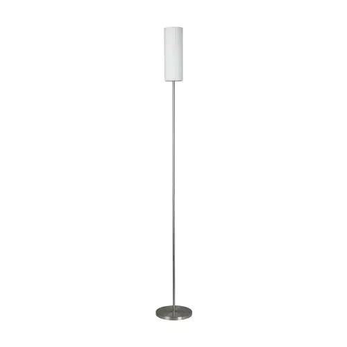 Eglo Lampada a Stelo Troy 3 con Interruttore a Pedale in Acciaio Nichel Satinato