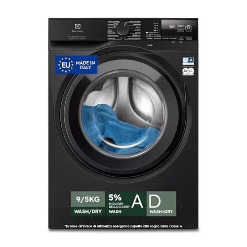Electrolux EW7W295B Lavasciuga DualCare 700 con Tecnologia SensiCare+ e 1400 Giri
