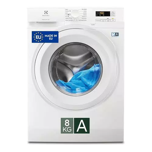 Electrolux Lavatrice a Carica Frontale EW5F8W, 1151 Giri/min, Programma Hygiene