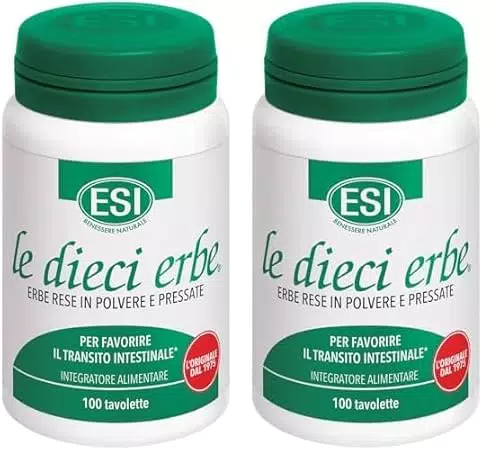 ESI Integratore Alimentare Vegetale Le Dieci Erbe – Regolarità Intestinale Vegan