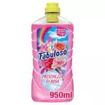 Fabuloso Detersivo Pavimenti Freschezza di Rosa | Detergente Multiuso Biodegradabile