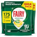 Fairy Original Pastiglie Lavastoviglie Azione Sgrassante e Brillante Pulizia
