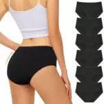 FALARY Slip Donna in Cotone Traspirante, Hipster Comodi e Morbidi per Intimo Sportivo