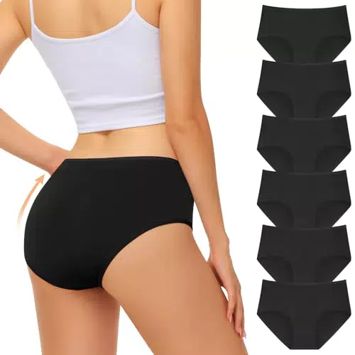 FALARY Slip Donna in Cotone Traspirante, Hipster Comodi e Morbidi per Intimo Sportivo