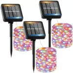 FIFlying Luci Solari da Giardino IP65 Impermeabili, 120 LED, 8 Modalità Decorativa