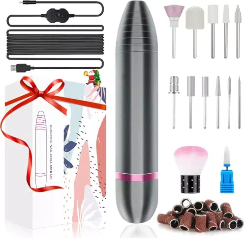 Flohsen Fresa Elettrica Professionale per Unghie Gel, Manicure e Pedicure