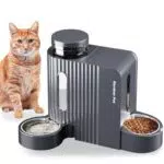 Gardner Pet Distributore Automatico Cibo e Acqua per Gatti con Ciotola Inox