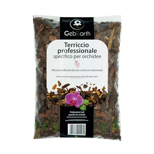 GebEarth Terriccio Professionale per Orchidee Substrato Universale per Orchidee