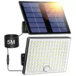 Giliwosy Faretto LED Solare da Esterno con Sensore di Movimento e 113 LED