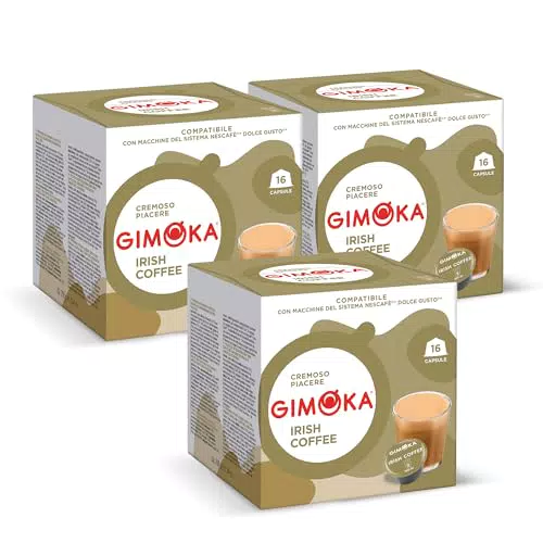 Gimoka Capsule Compatibili per Nescafé Dolce Gusto - Gusto Irish Coffee