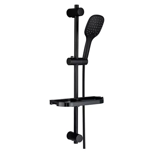 Görbach Asta Doccia Regolabile in Acciaio Inox 304 con Doccetta a 3 Getti HB1210MB