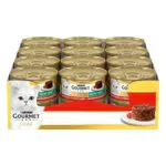 GOURMET Gold Cibo Umido per Gatti Adulti - Tortino con Manzo e Verdure