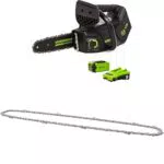 Greenworks Motosega a Batteria 40V con Motore Brushless e Barra da 25cm