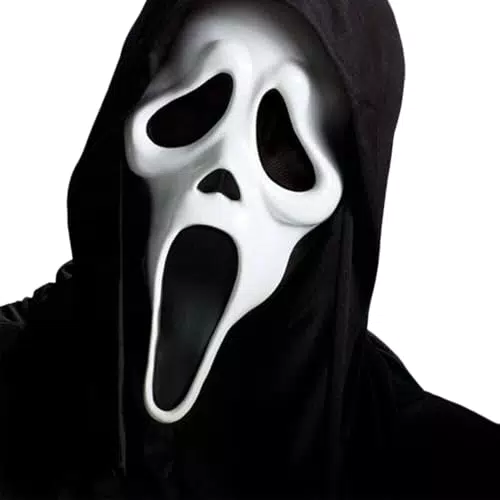Ghost Face Maschera Horror in Lattice per Halloween per Bambini e Adulti