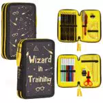 Harry Potter Astuccio Scuola Elementare con Materiale Scolastico Integrato