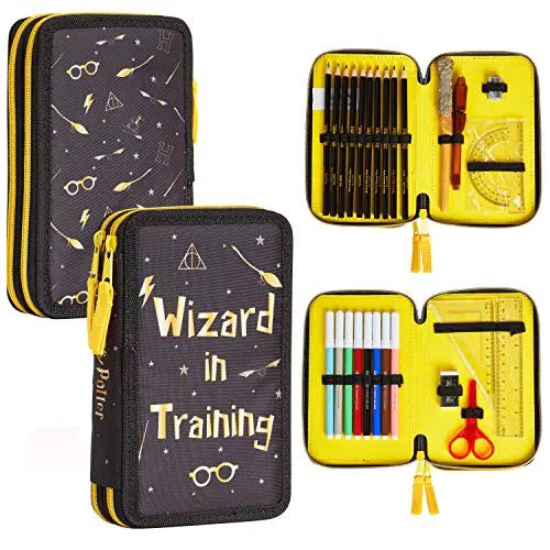 Harry Potter Astuccio Scuola Elementare con Materiale Scolastico Integrato