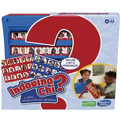 Hasbro Gaming Indovina Chi? Gioco da Tavola per 2 Giocatori, Divertente per Famiglia