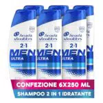 Head & Shoulders Men Ultra Idratante 2 in 1 Shampoo e Balsamo Antiforfora