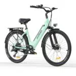 HillMiles Bici Elettrica Per Adulti Da 26, 7 Velocità Bicicletta Elettrica da 36V 13Ah Batteria Rimovibile