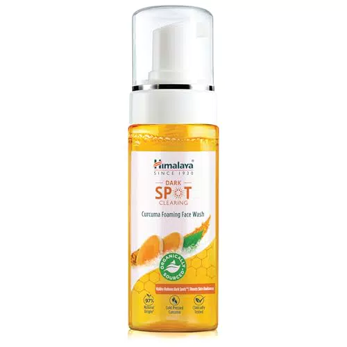 Himalaya Schiuma Detergente Viso alla Curcuma per Macchie Scure