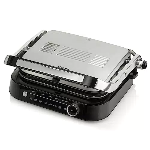 Hisense, HCG2100S, Bistecchiera Elettrica con Piastre Rimovibili