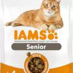 IAMS Cibo secco per gatti anziani con pollo - Alimenti per gatti 11+ anni