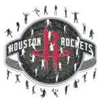 Houston Rockets Puzzle in Legno Sostenibile - Licenza Ufficiale NBA