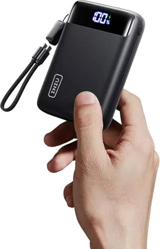 INIU Power Bank 20000mAh, ricarica rapida USB-C, compatibile iPhone e Android